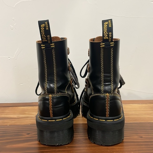 Dr. Martens COLLIER DOUBLE LACED LEATHER PLATFORM BOOTS Women’s Size 6 - Picture 9 of 15
